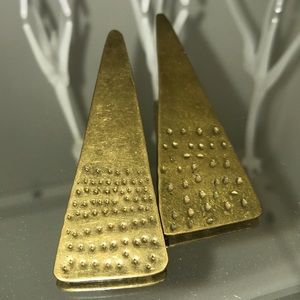 Kenyan Brass Earrings
